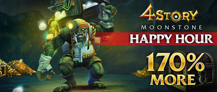 Happy Hour (+170%) - Moonstone blessing from the goddess Leya